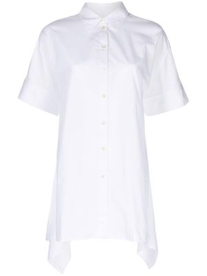 Rosetta Getty short-sleeved poplin shirt - White