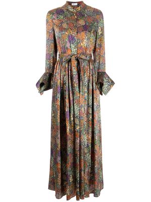 Rosetta Getty silk floral print maxi dress - Multicolour