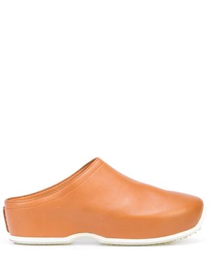 Rosetta Getty slip-on leather sneakers - Brown