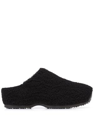 Rosetta Getty slip-on shearling sneakers - Black