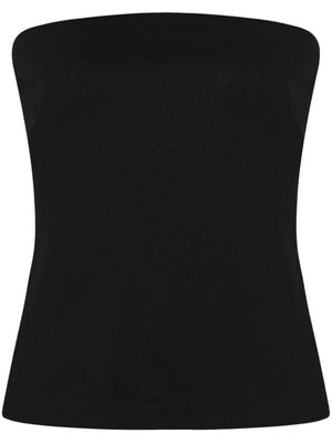 Rosetta Getty strapless EcoVero™-blend top - Black