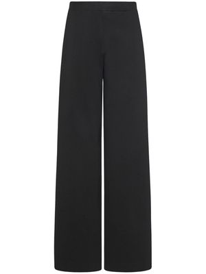 Rosetta Getty stretch-cotton straight-leg trousers - Black