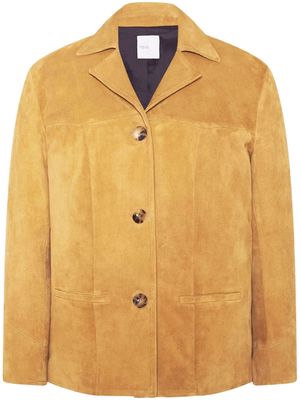 Rosetta Getty suede buttoned jacket - Brown