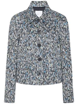 Rosetta Getty tailored jacquard jacket - Blue