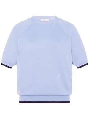 Rosetta Getty x Violet Getty knitted top - Blue