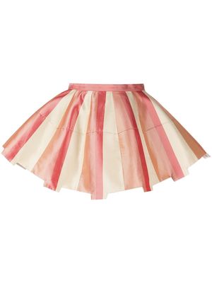 Rosie Assoulin Awning Flared miniskirt - Pink
