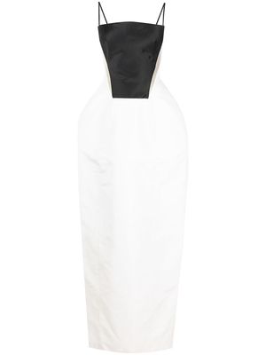 Rosie Assoulin Breast Plate Gown dress - Black