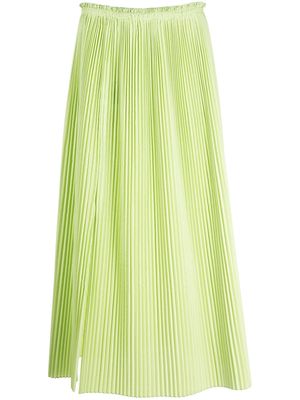 ROSIE ASSOULIN pleated maxi skirt - Green
