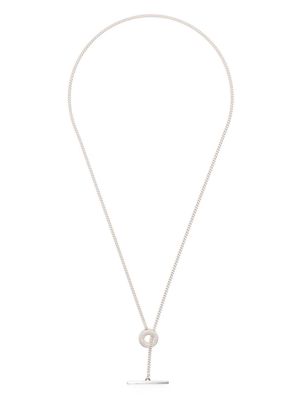 ROSIE KENT Weol Loop chunky T-bar necklace - Silver