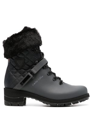 Rossignol 1907 70mm leather ankle boots - Black