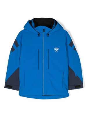 Rossignol Kids logo-print hooded jacket - Blue