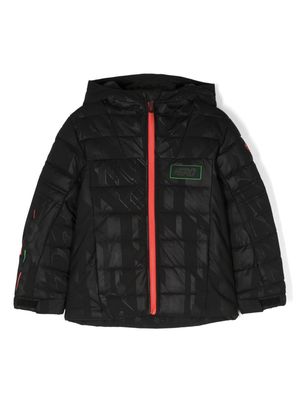 Rossignol Kids logo-print hooded padded jacket - Black