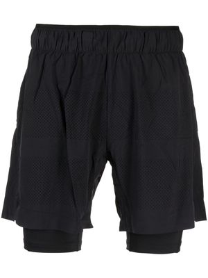Rossignol layered trail shorts - Black