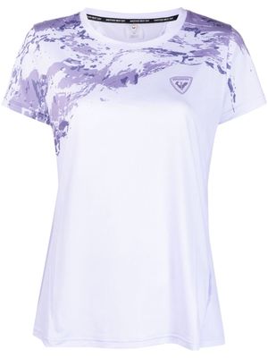 Rossignol lightweight-jersey logo-print T-shirt - Purple
