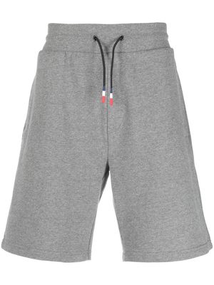 Rossignol logo-detail cotton shorts - Grey