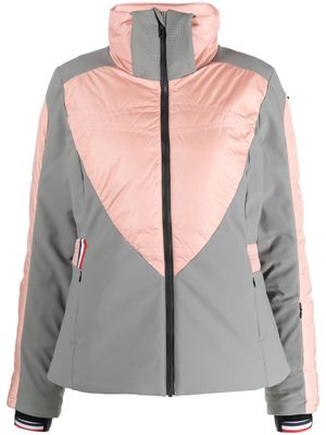 Rossignol logo-patch padded jacket - Pink