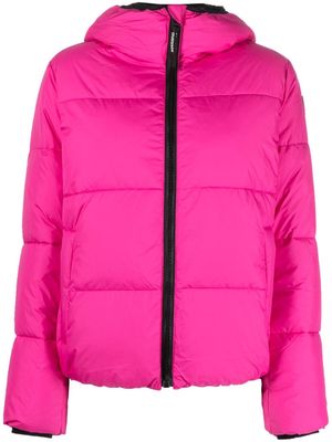 Rossignol logo-patch puffer jacket - Pink