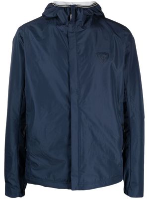 Rossignol logo-patch rain jacket - Blue