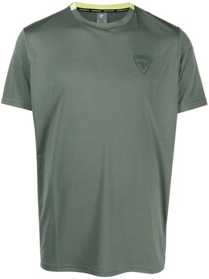 Rossignol logo-patch short-sleeved T-shirt - Green