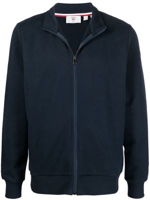 Rossignol logo patch zip-up sweatshirt - Blue