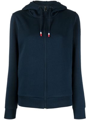 Rossignol logo-plaque zip-up hoodie - Blue