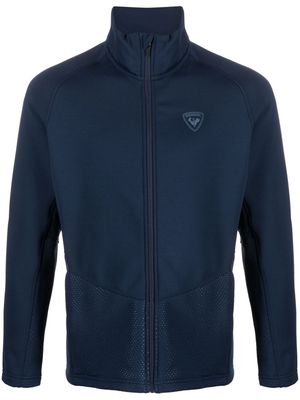 Rossignol logo-print high-neck jacket - Blue