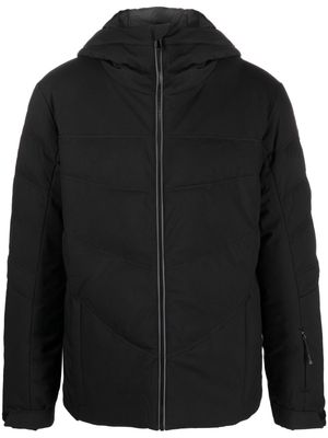 Rossignol logo-print hooded padded jacket - Black