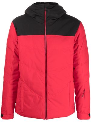 Rossignol logo-print hooded padded jacket - Red