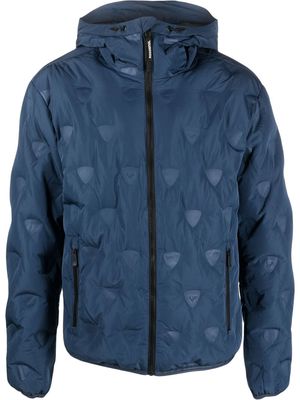 Rossignol logo-print padded zip-up jacket - Blue