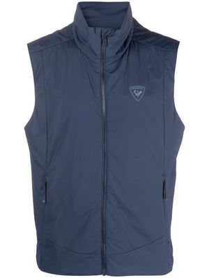 Rossignol logo-print zip-up jacket - Blue
