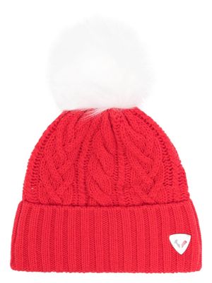 Rossignol Mady cable-knit beanie - Red