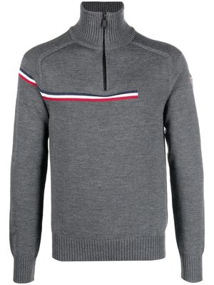 Rossignol Major short zip-up sweater - Grey