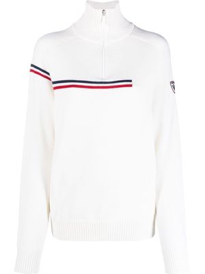 Rossignol Major short zip-up sweater - White