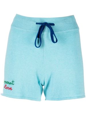 Rossignol Mount of Love knitted shorts - Blue