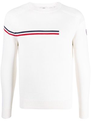 Rossignol Odysseus stripe-detail sweater - White