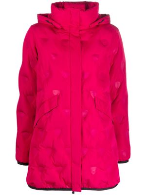 Rossignol quilted hooded coat - Pink