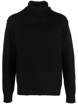 Rossignol roll neck knitwear jumper - Black