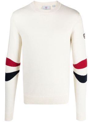 Rossignol Signature intarsia-knit jumper - White