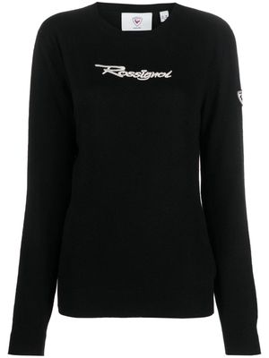 Rossignol Signature logo-embroidered jumper - Black