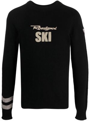 Rossignol Signature Ski logo-embroidered jumper - Black