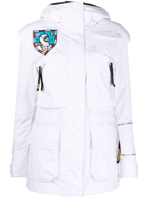 Rossignol Sirius hooded padded jacket - White
