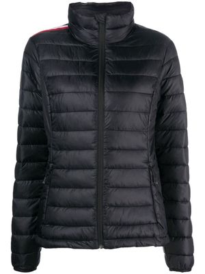 Rossignol stripe-detail long-sleeve puffer jacket - Black