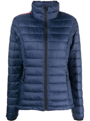 Rossignol stripe-detail long-sleeve puffer jacket - Blue