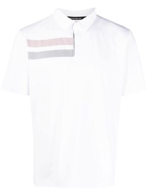 Rossignol tech striped polo-shirt - White