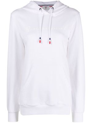 Rossignol tonal logo-print hoodie - White