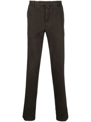 Rota cotton straight-leg trousers - Brown