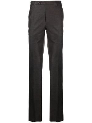 Rota pressed-crease tailored trousers - Brown