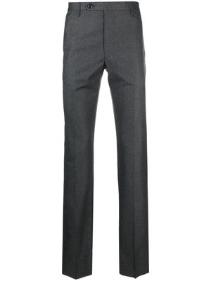 Rota pressed-crease tailored trousers - Grey