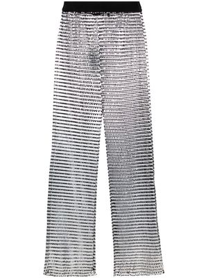 ROTATE crystal-embellished trousers - Black