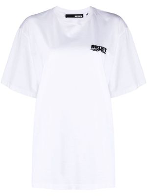 ROTATE Enzyme logo-embroidered T-shirt - White